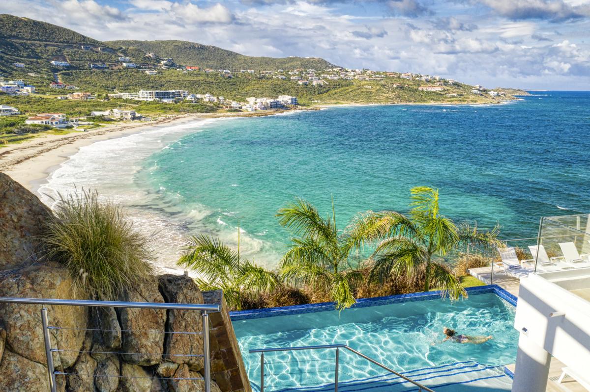 A louer villa 6 chambres Guana Bay Saint Martin_ Vue aérienne - 8